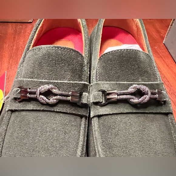 ? Stacy Adams Ravelle Men\'s Green Suede Loafers size 7 *New in Box main image 9